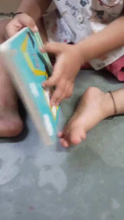 My nephew knows what is jcb from such a tender age