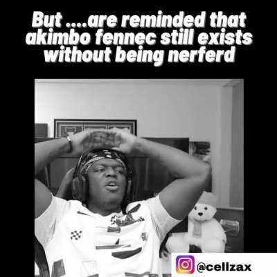 Why can't they nerf the accuracy of akimbo fennec...similar to akimbo .50GS!!!😂😂