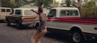 the Spider-Society chasing Miles: