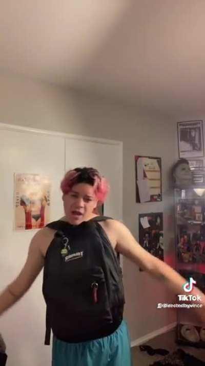 Nothing screams badass like stealing your moms pearl necklace.