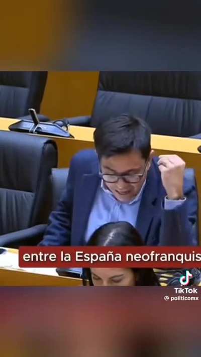 Diputado español opinando sobre el pleito México -España