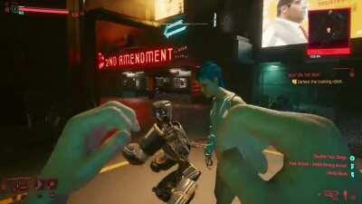 Spectator in the ring!