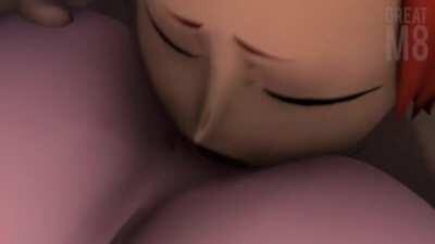 [ Great M8 ] Mina Ashido gets Anal from a fellow Classmate ~{ My Hero Academia }~