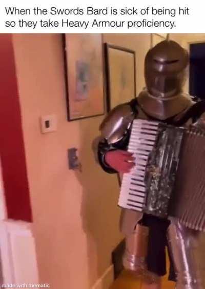 Some would say it’s a waste of a feat, those people can’t get through my new plate mail