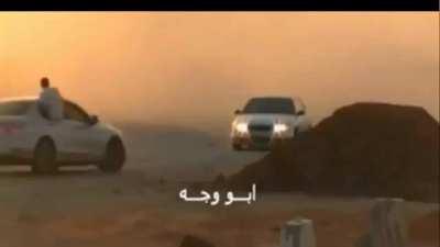 Head on collision while drifting in low visibility