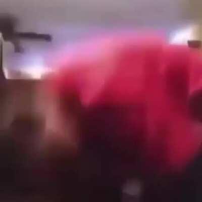 Came downstairs to see my little brother doing this smh 😐🙁