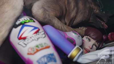 D.va taking a knot (regina3d) 