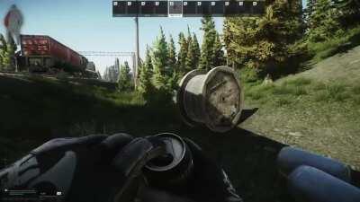 Poppin' that NRG drink is more important than reloading.