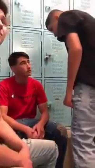 to bully the red guy