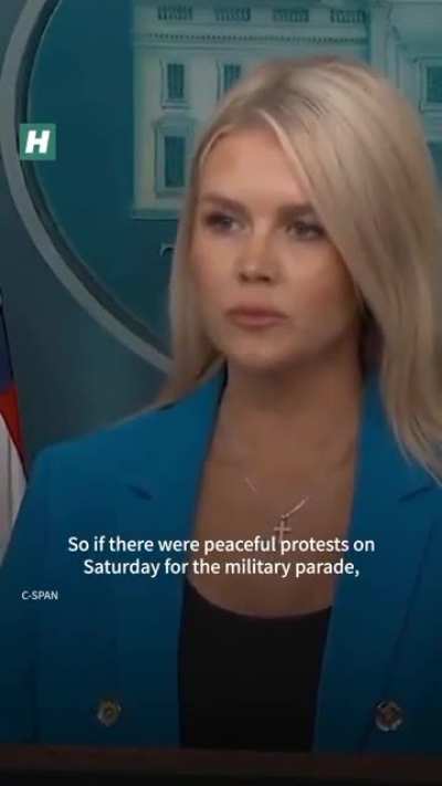 The fucking press secretary of the United States of America answering a polite question