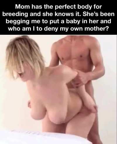 Good boys do what mommy wants.