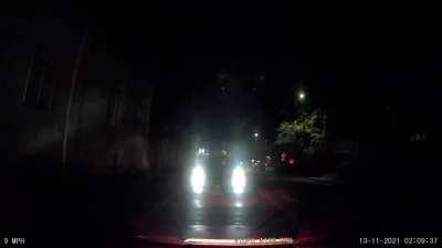 Idiot meanders his way in to rear-ending me, took off afterwards too of course