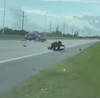 How not to win a race.