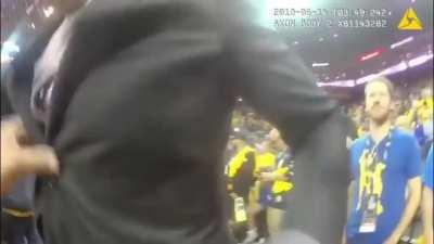 Released bodycam footage of Alameda County deputy sheriff shoving Toronto Raptors President Masai Ujiri