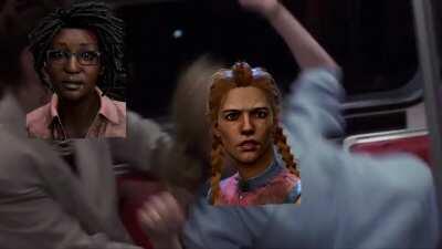 When i'm chasing the clicky clicky survivor that was bugging me all the game and some poor soul get in my way