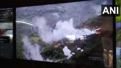 Footage released to the public by the Indian Army of artillery and ATGM strikes on Pakistani positions along the LoC, 4-10th May, 2025. I muted it bc ANI added commentary over it