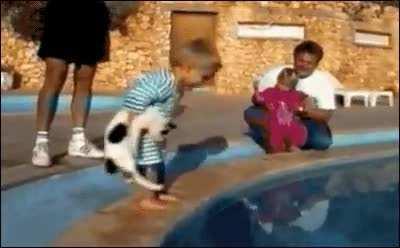 What could go wrong trying to throw a cat into water