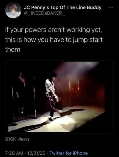 Jump start your powers