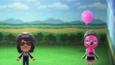 Skydiving with my villagers