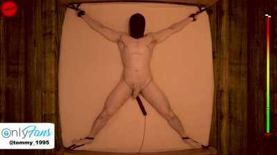 ⏱😈20 min Restrained Chastity Vibrator Prostate Orgasms