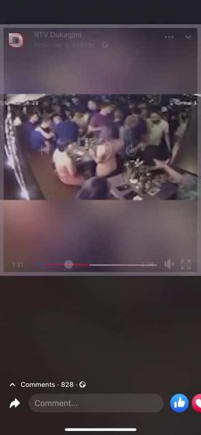 Mafia shootout in Kosovo, August 2023 which left 1 dead and 20 injured