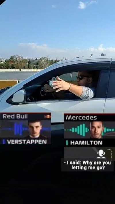 Two Turkish F1 fans recreated the contact in Jeddah with their own style.