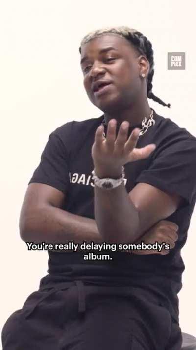 Ken Carson Talking about leaks in his Complex Interview