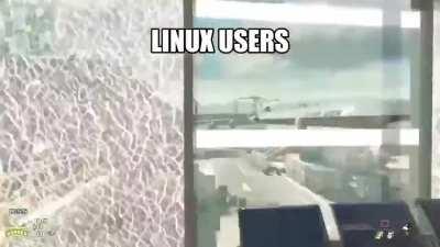 when you discover that linux is best than windows