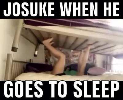 He do be getting a healthy 8-10 hours of sleep per night tho