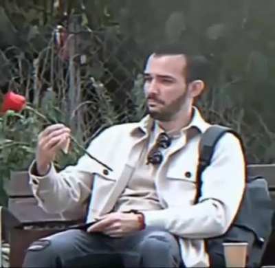 Man get emotional, first time receiving a rose.