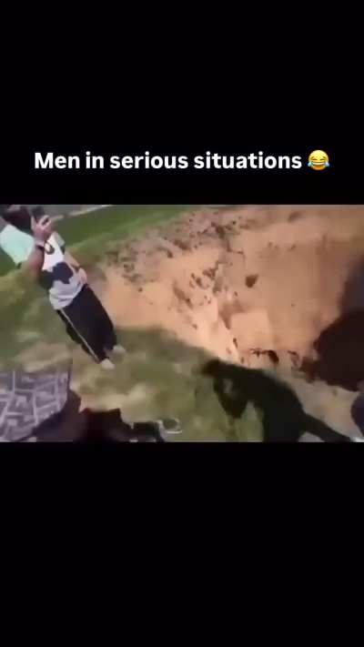 Laughing instead of panicking 😂