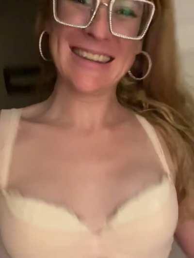 Girly pills are making my titties so bouncy