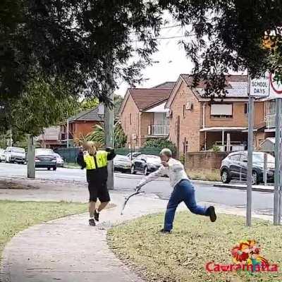 Good o'l stick fight