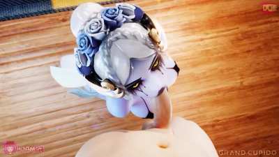 Widowmaker Throat Fuck (HentaiVR / GrandCupido) [Overwatch]