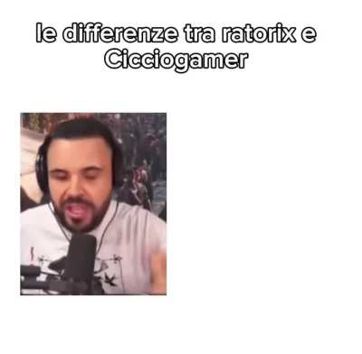 le differenze tra Ciccio e ratorix