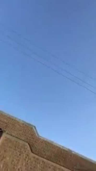 Weird lights over Los Angeles the other day