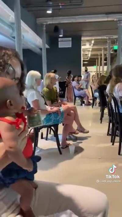 taking your baby to an event like this just seems wrong