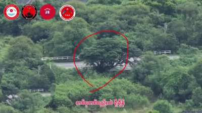 (Myanmar/Burma) PDF rebels use drones and IEDs to ambush Tatmadaw junta troops on the Monywa-Mandalay roads (Sept 16 and Oct 4; music from sources)
