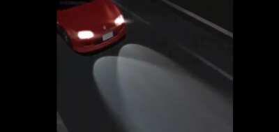 While rewatching, I noticed on this one scene you could actually hear the VTEC crossover on Shingo's Civic. The sound design of this show is honestly nothing short of phenomenal.