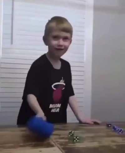 Pure skill followed by pure joy.