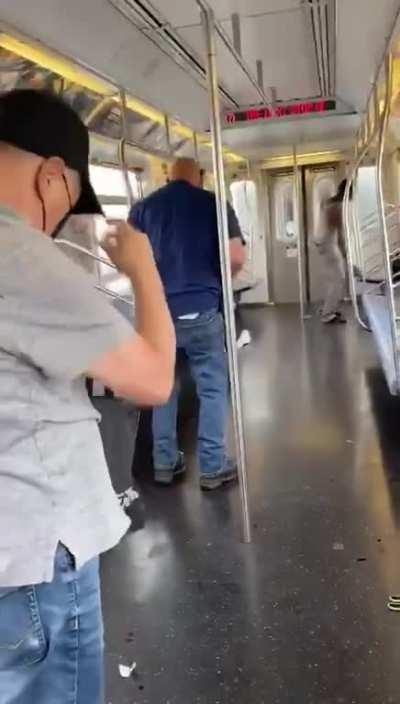Asian man gets stabbed on 7 train