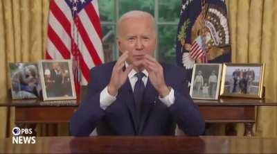 Props to Biden for dropping this