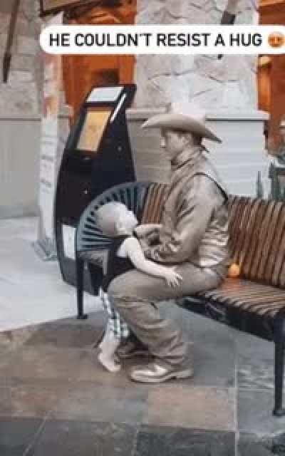 There's always time for a hug.