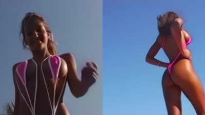 Jodi vs Kimberly slingshot compilation