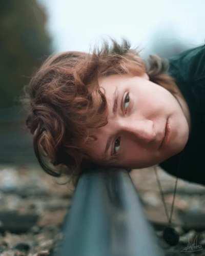 Listening to the tracks, Me, Cinemagraph, 2021