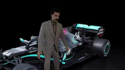 Russell his first day at Mercedes (Bahrain, 2020)