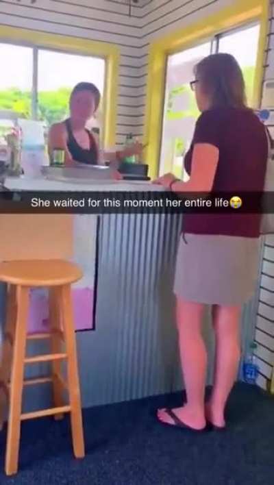 She wants to talk to the manager
