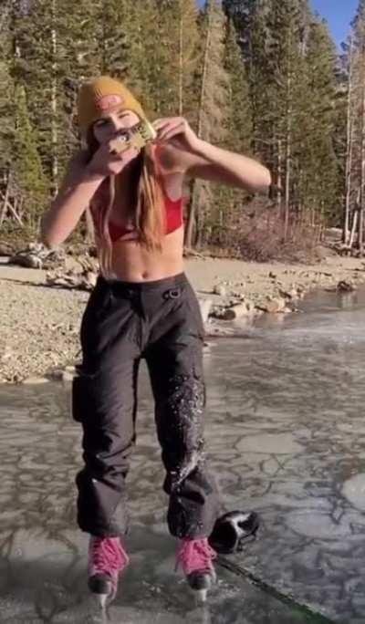 Having a break on the long skating journey