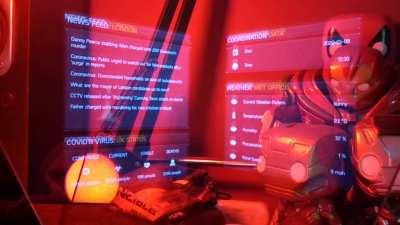 Lockdown finally spurred me on to finish V1 of my HomeAssistant Holographic Dashboard