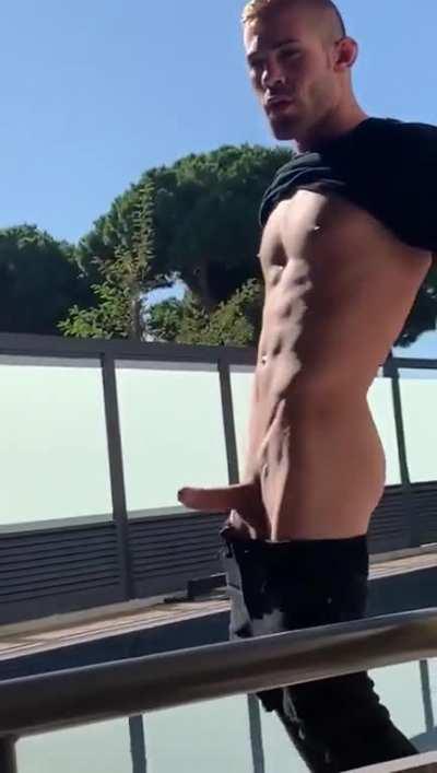 Showing off for the bros